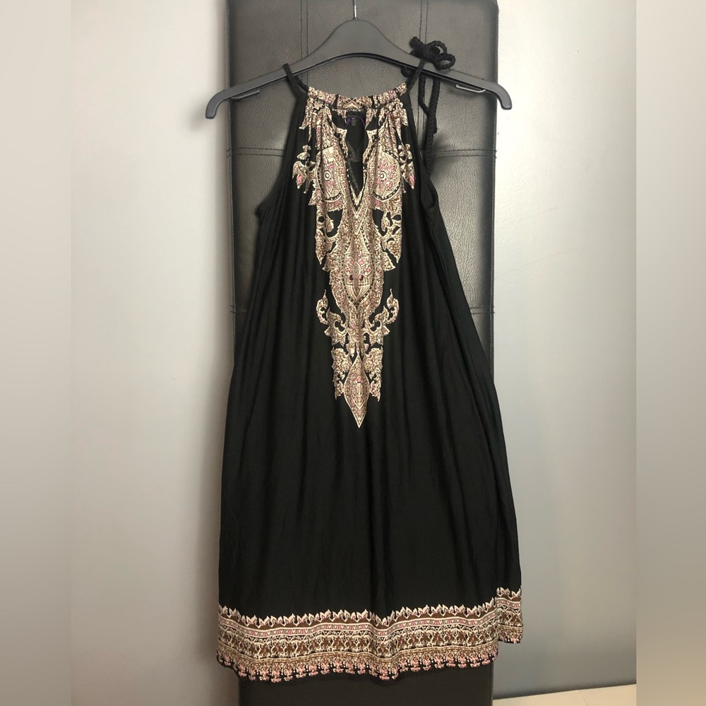 Women’s Black Strap Keyhole Dress Size 8